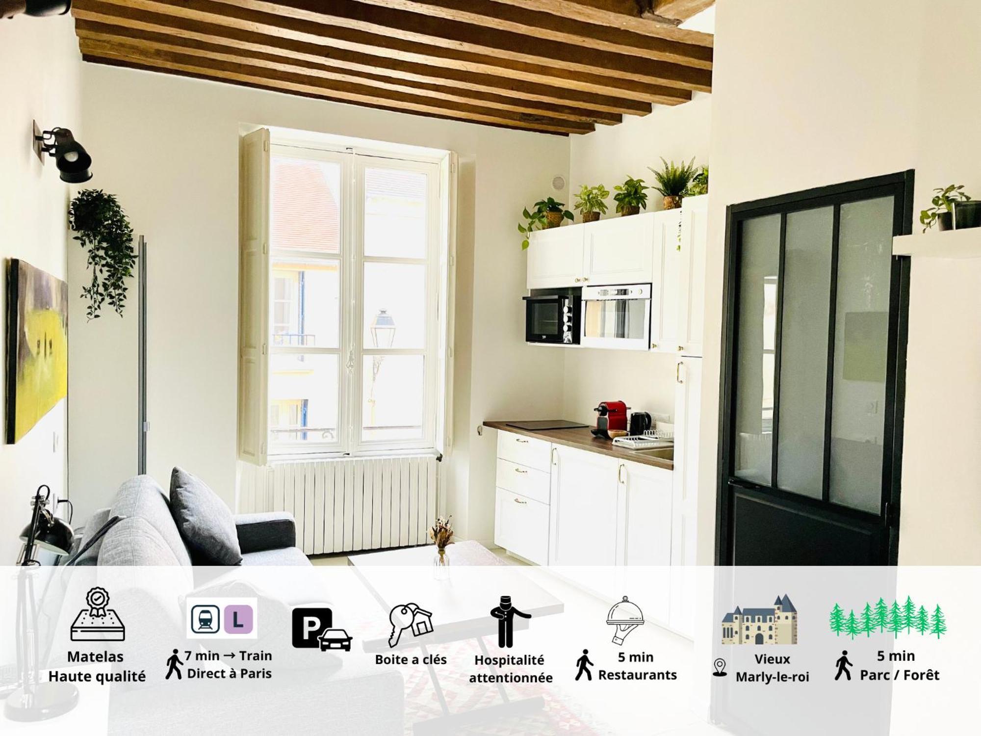 Studio Renove Et Tres Fonctionnel, Marly-Le-Roi Eksteriør bilde
